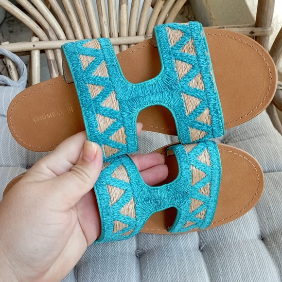 NWT Chumbak Seagrass Slippers - Picture 9 of 11